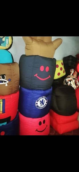 Bean bag sofas / parachute bean bag / football bean bag / Smiley 7