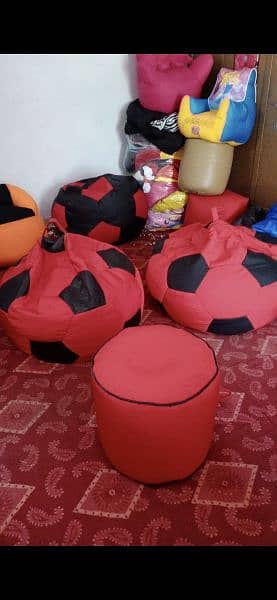 Bean bag sofas / parachute bean bag / football bean bag / Smiley 10