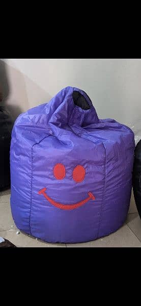 Bean bag sofas / parachute bean bag / football bean bag / Smiley 17