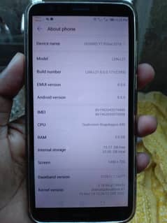 Huawei  Y7 Prime Display 5.9" Only Board Issue Set Restart Ho Raha Hai