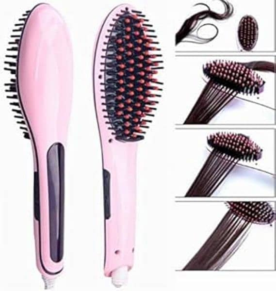 Hair Brush Straightener 1