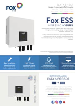 FOX Ongrid And Hybrid Inverters Ready Stock 12kw | 15kw | 17kw | 20kw 0