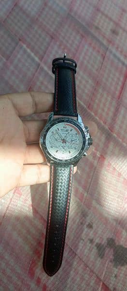 Mens Beautiful watch black and white 3