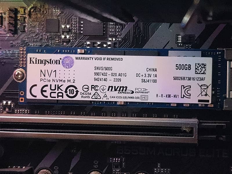 Ryzen Motherboard and Kingston SSD for sale 4