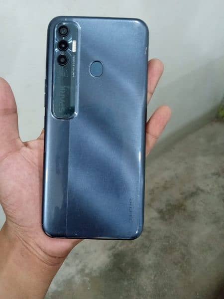 tecno spark 7pro glass crack 1