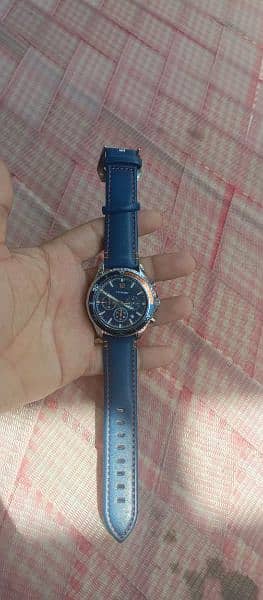 Mens Beautiful Blue and orange watch 2