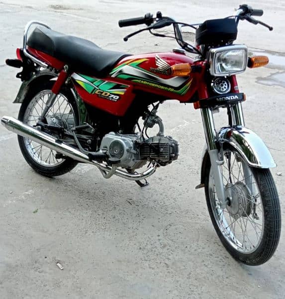 Honda CD 70 model 2022 5