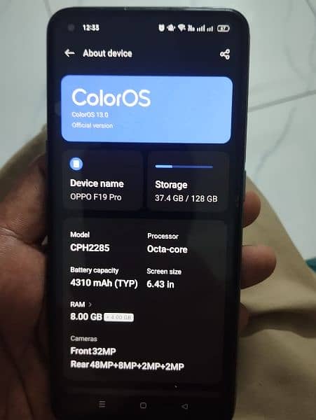 Oppo F19pro for sell available, Exchange possible with iphone 2