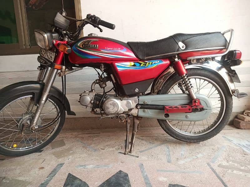 united 70cc new bike 10/10 condition 2