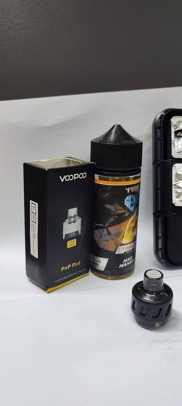 Voopoo Argus Pro, PnP Pod  X2 & MAD  Mango VG PG :78/22 3MG | 120ml 13