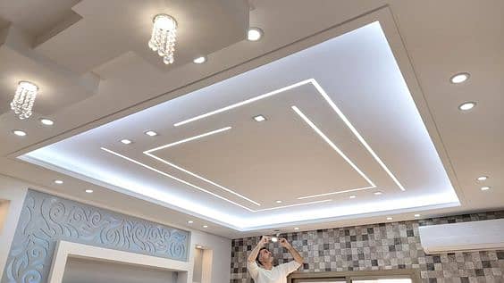 Gypsum ceiling / false ceiling/2by2 ceiling/fency ceiling/Gyspum board 0