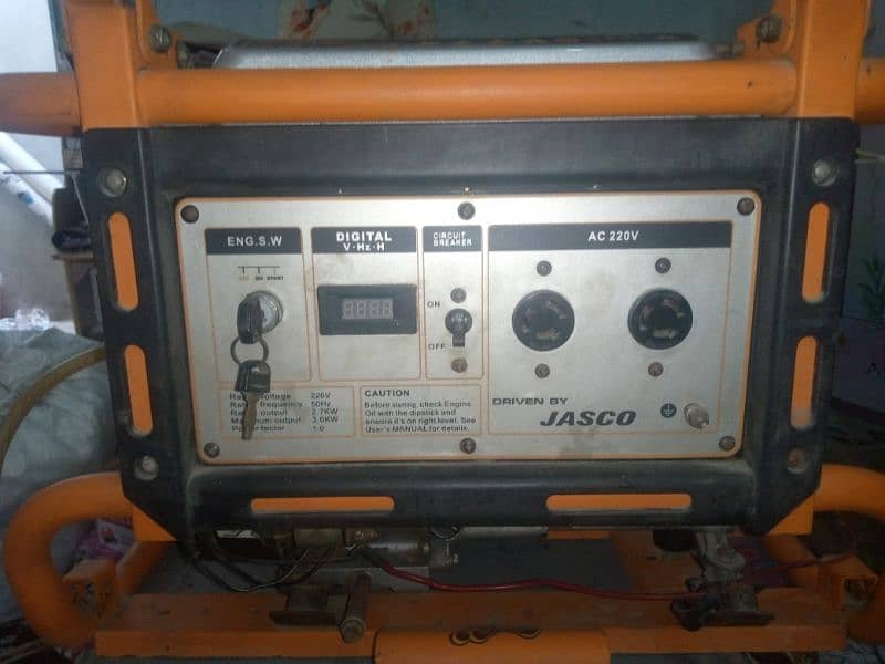 JASCO GASOLINE GENERATOR Maximum output 3.0kw 1