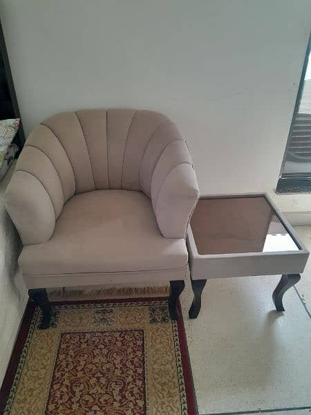 Sofa com bed & Coffee chair set . 1