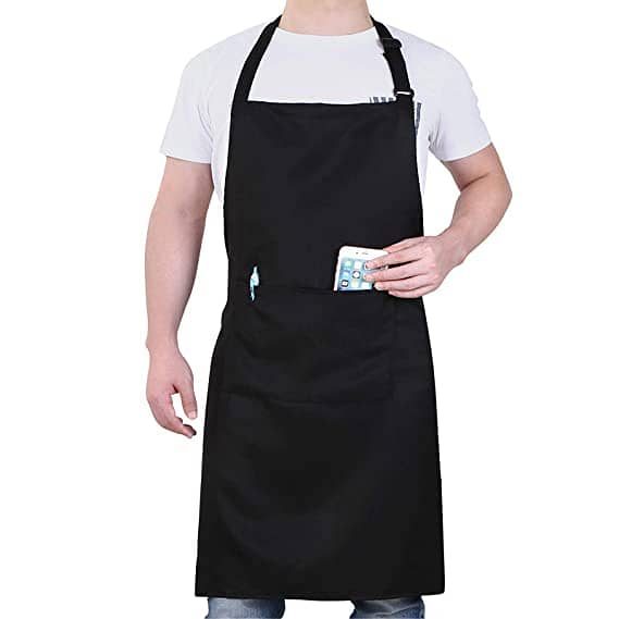 Custom Print - Adjustable Bib Apron Two Pockets 1