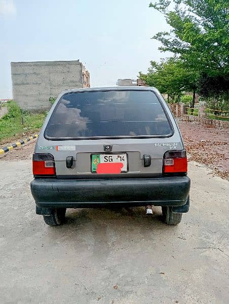 Suzuki Mehran Euro ll VX 2014 neet and clean car total genuine 4