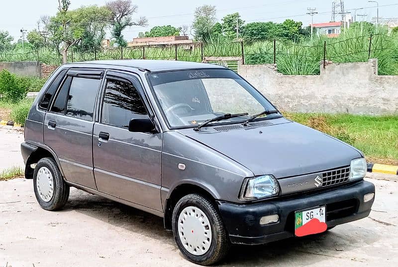 Suzuki Mehran Euro ll VX 2014 neet and clean car total genuine 6