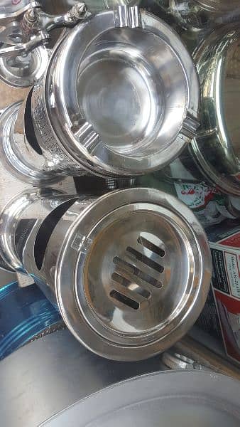 stainless steel ashtrays dustbin 1