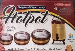 Hot pot set with cooler