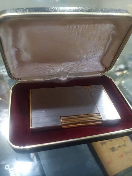 dupoint vinrtage White gold lighter 1