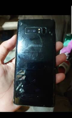 Samsung Note 8 6/64gb panel shade and back break