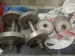 Adjustable dumbbells weight and rod pair 0