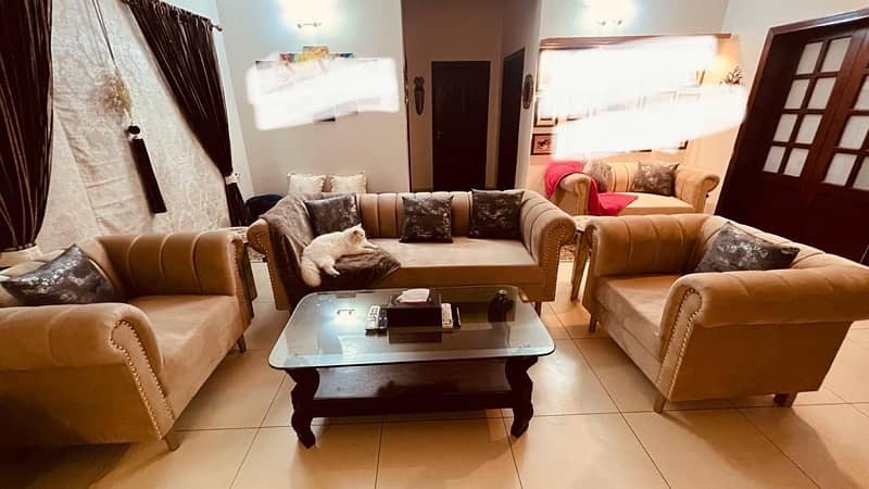 7 seater sofa set with Molty foam used. 0