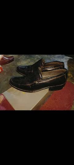 Black Pure Leather upper and sole no. 42 Imported Brand italy