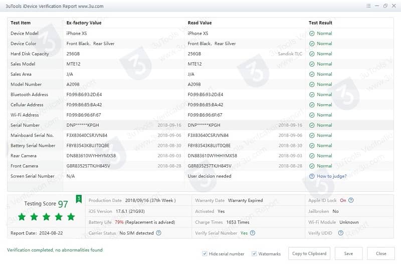 iphone xs 256gb nonpta, exchange possible with 12 mini 5