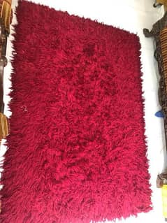 Red Furr rug