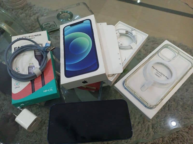 iphone 12 with Box complete accessories 3