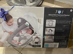 3 in 1 Deluxe Multi-Functional Bassinet/ Baby Swing- Like New