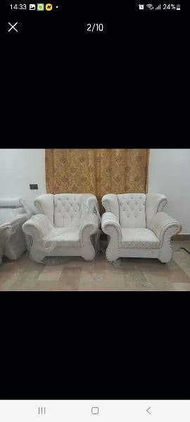 Urgent sale slightly used 10 Seater sofa set at cheap price 1