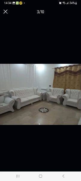 Urgent sale slightly used 10 Seater sofa set at cheap price 2