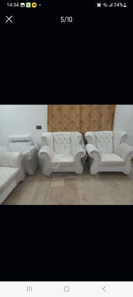 Urgent sale slightly used 10 Seater sofa set at cheap price 4