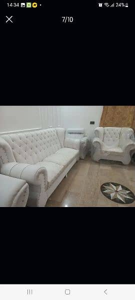 Urgent sale slightly used 10 Seater sofa set at cheap price 6