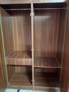 wooden wardrobe