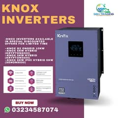 Knox Hybrid Ongrid Inverter 4kw, 6kw, 10kw, ip21, ip65