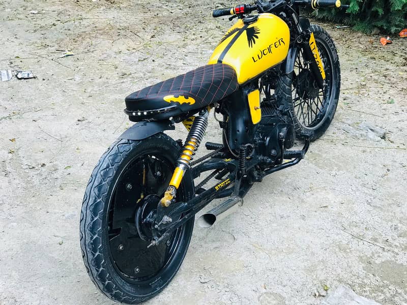 Zxmco cafe racer modified Honda 70cc 2017 color yellow For Sale 3