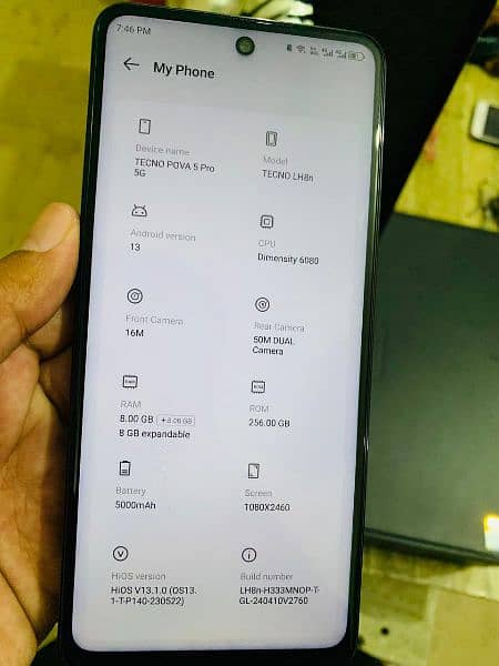 Tecno pova 5 pro 5g 2