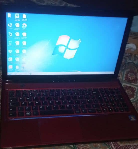 lenovo red colour laptop 2