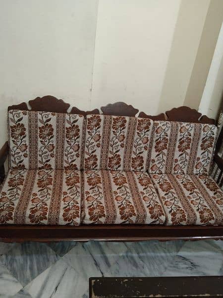 Original wooden sofa 2