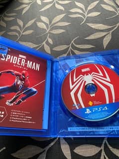 SpiderMan Ps4 Disk Japenese Version