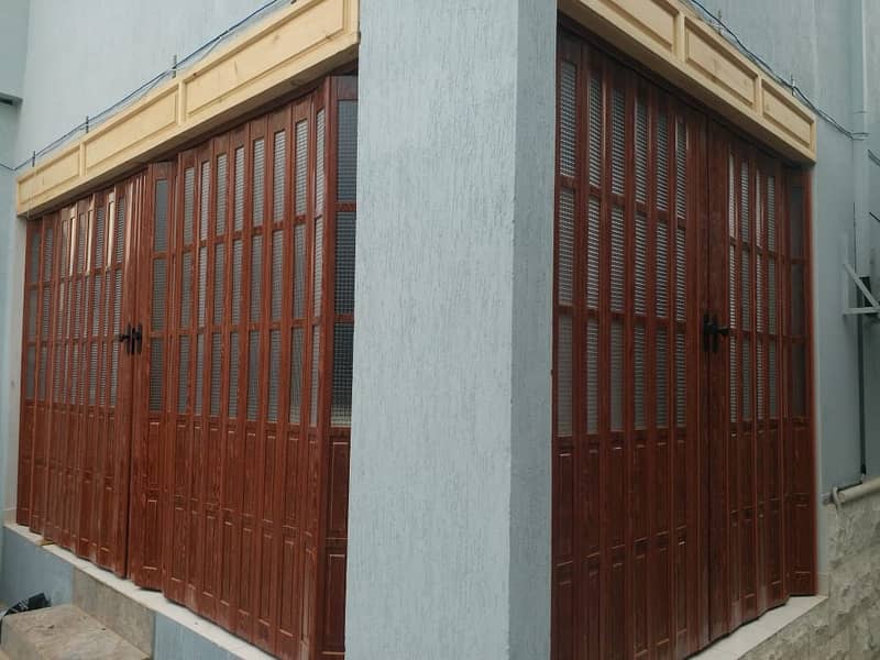 lasani folding door/door / folding partition door /wallpaper PVC pane 1