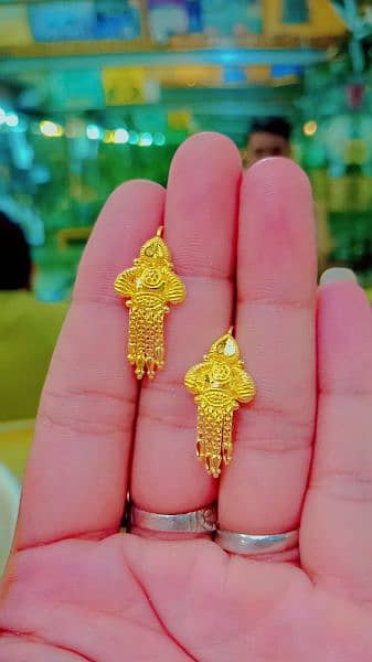 Gold tops earrings baleya ring 13