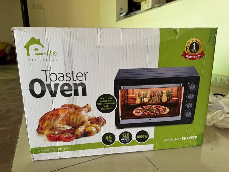 Elite toaster oven 1