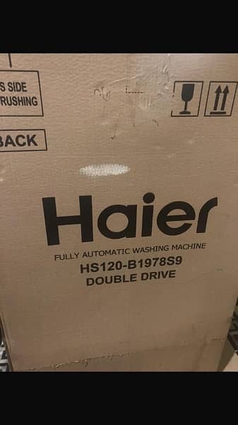 haier fully automatic washing  machine 0