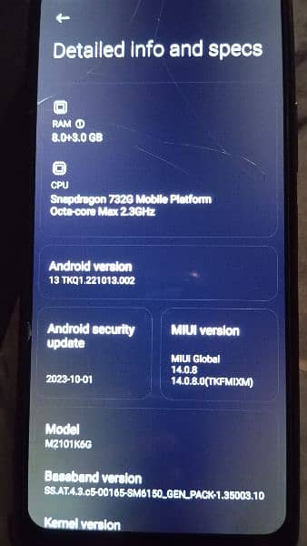 redmi note 10 pro 8/128 10/09 condition 3