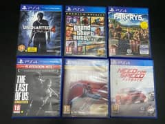 PS4 games each for 3500