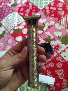 vintage-T9 Golden metal Body professional hair clipper