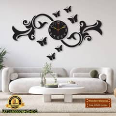 Wall clock / Calligraphy clock / Islamic wooden wall clock for sale